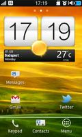 Clock Widget Htc One X Style mobile app for free download